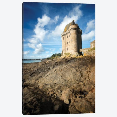 Solidor Tower In Saint Servan Canvas Print #PHM364} by Philippe Manguin Canvas Wall Art