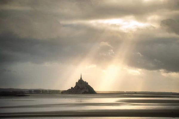 Normandy: Biblic Signs On Mont Saint Michel by Philippe Manguin