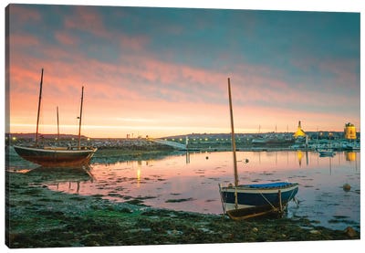 Brittany Sunrise In Camaret Sur Mer Canvas Art Print - Philippe Manguin