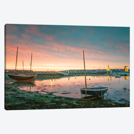 Brittany Sunrise In Camaret Sur Mer Canvas Print #PHM375} by Philippe Manguin Canvas Print