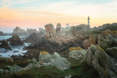 Ouessant Lighthouse by Philippe Manguin canvas print