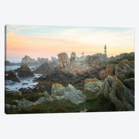 Ouessant Lighthouse Canvas Print #PHM379} by Philippe Manguin Canvas Artwork