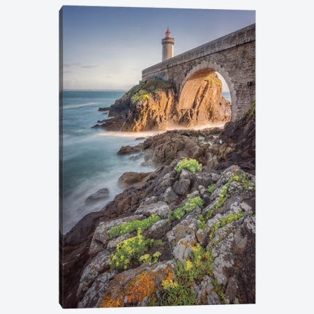 Lighthouse Petit Minou In Brittany Canvas Print #PHM391} by Philippe Manguin Canvas Artwork