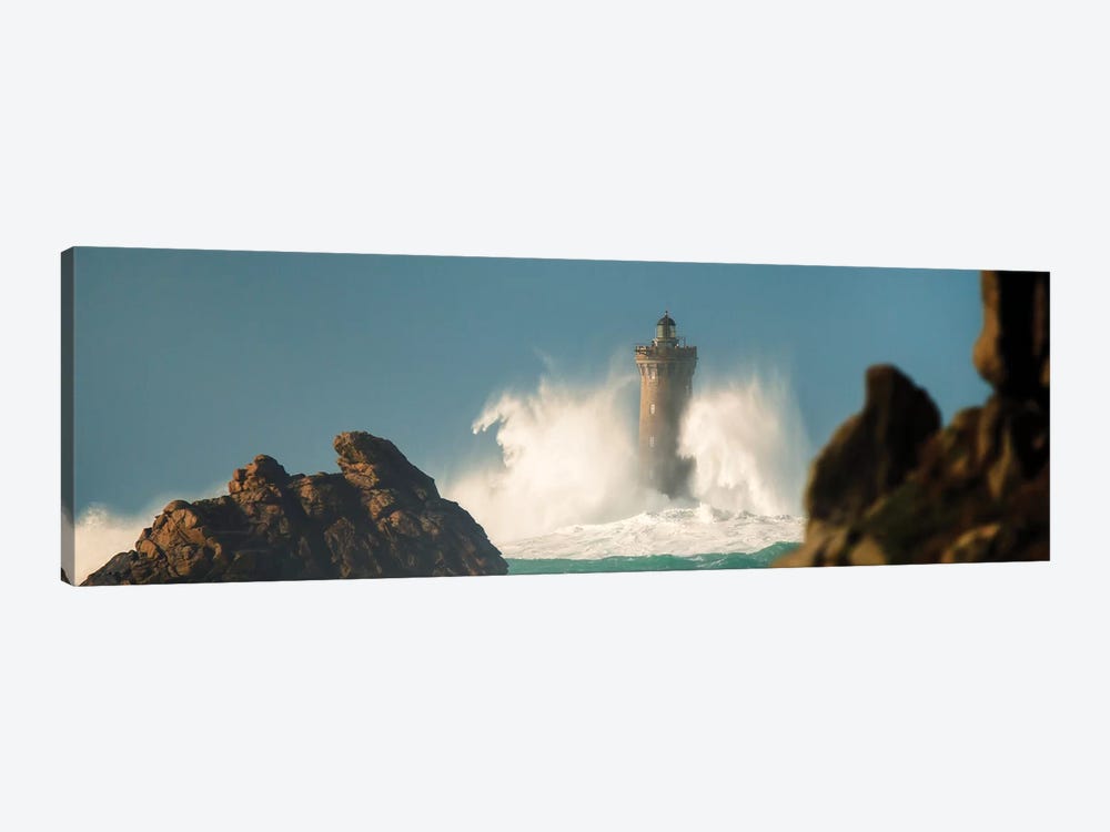 Phare Du Four On A Windy Day by Philippe Manguin 1-piece Canvas Artwork
