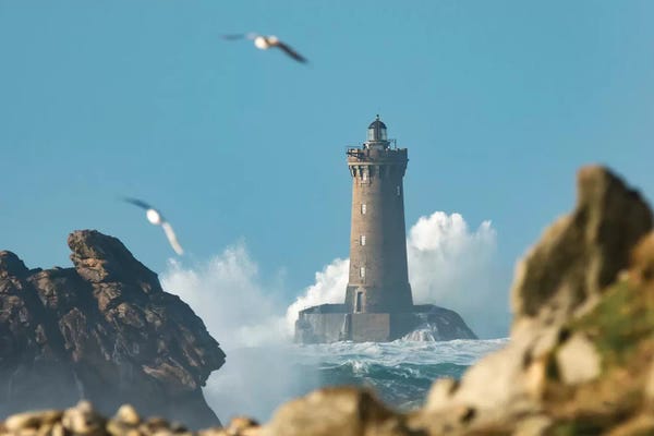 Brittany: Windy Day In Brittany by Philippe Manguin