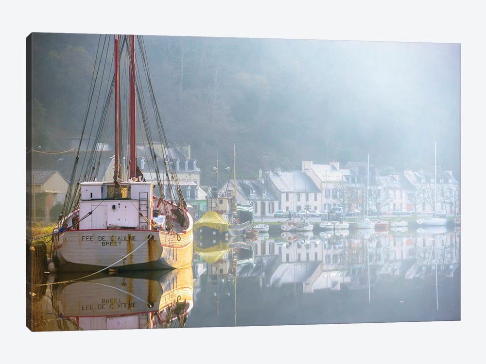 Port Launay by Philippe Manguin 1-piece Canvas Art