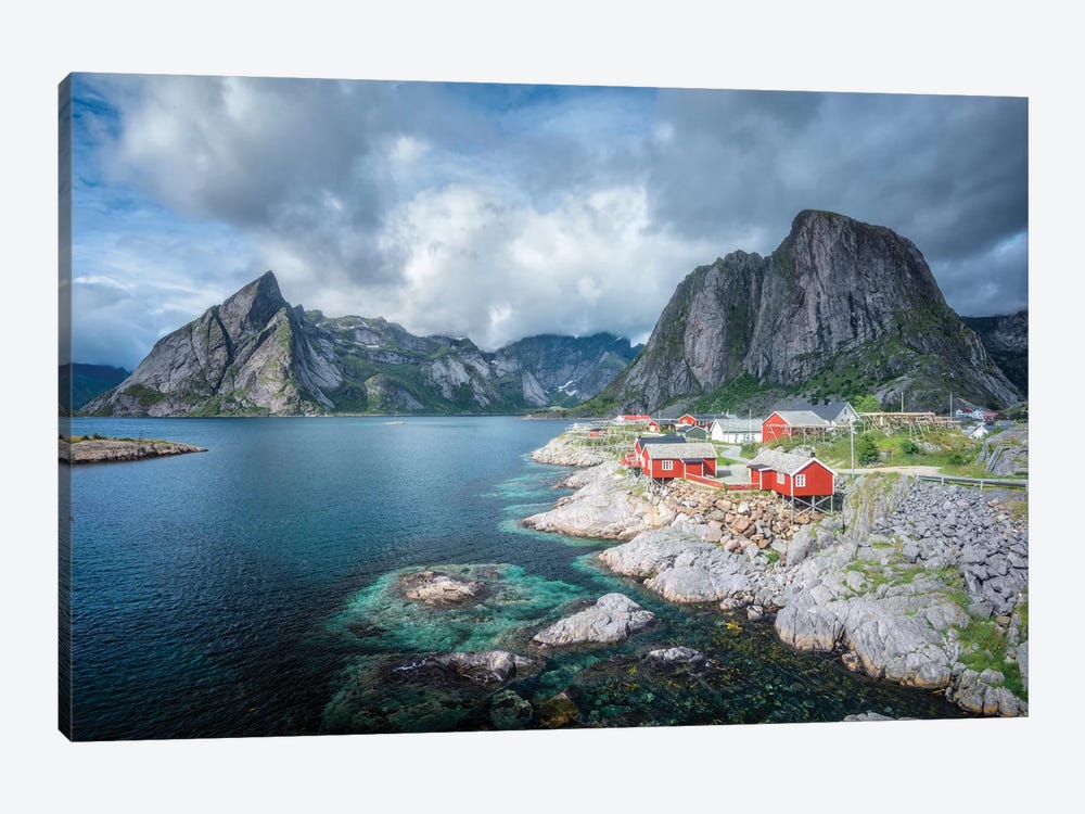 Reine, Lofoten Islands In Norway by Philippe Manguin 1-piece Art Print