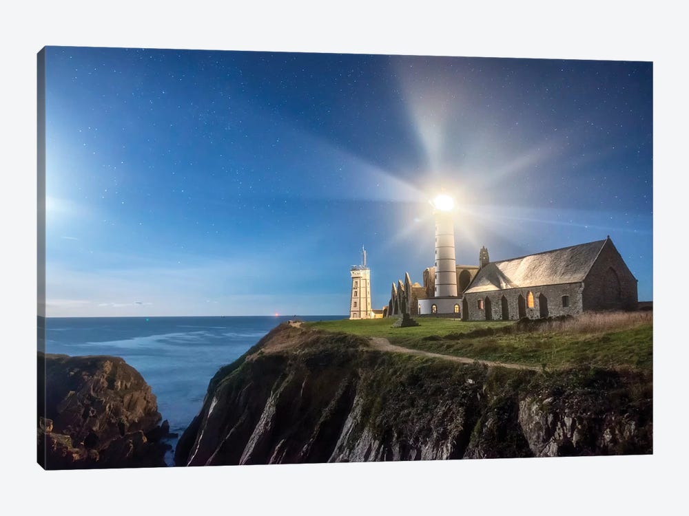 Saint Mathieu Lighthouse by Philippe Manguin 1-piece Canvas Wall Art