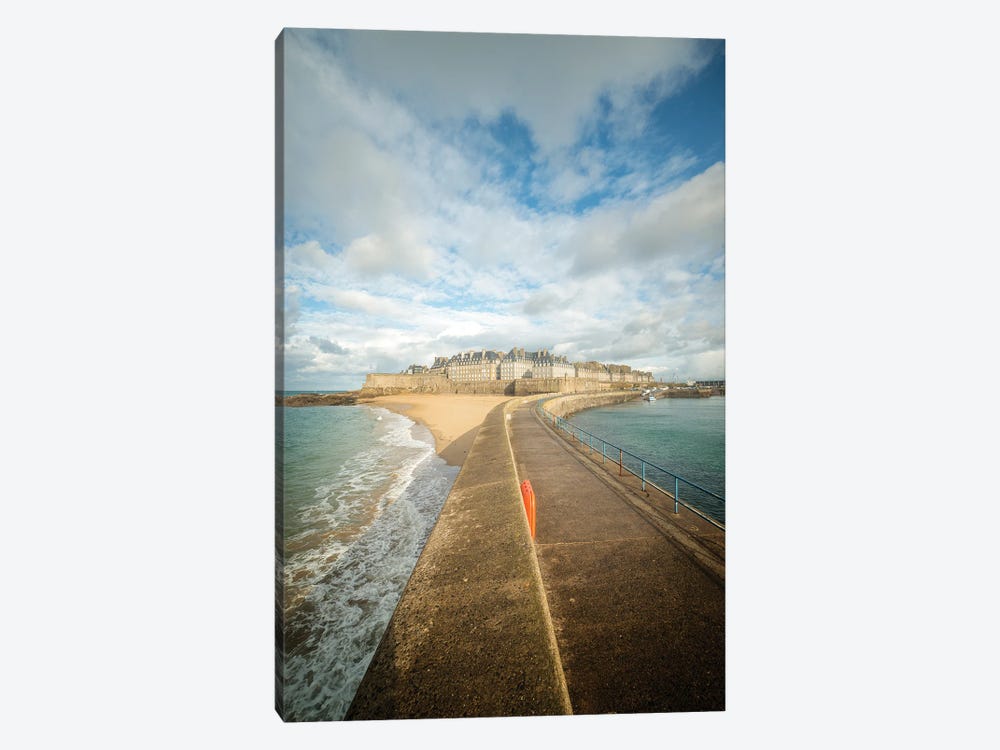 Saint Malo, French Old City Of Brittany by Philippe Manguin 1-piece Canvas Wall Art