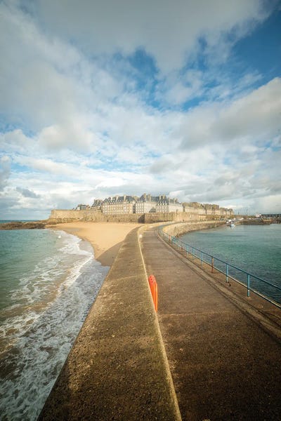 Brittany: Saint Malo, French Old City Of Brittany by Philippe Manguin