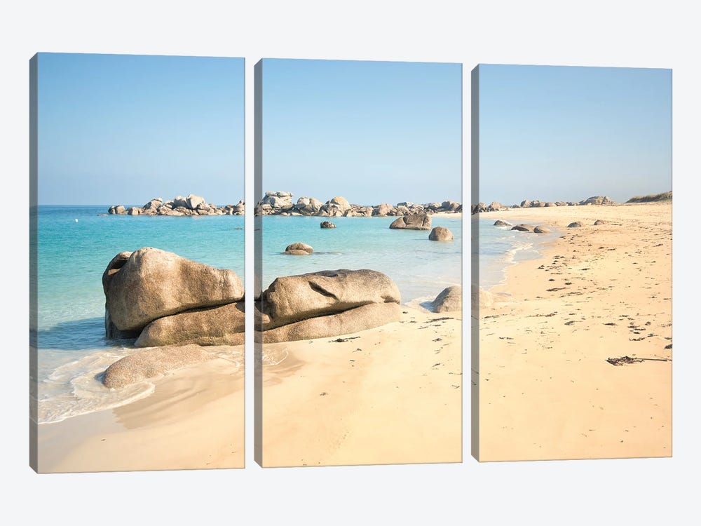 Kerlouan Beach by Philippe Manguin 3-piece Art Print