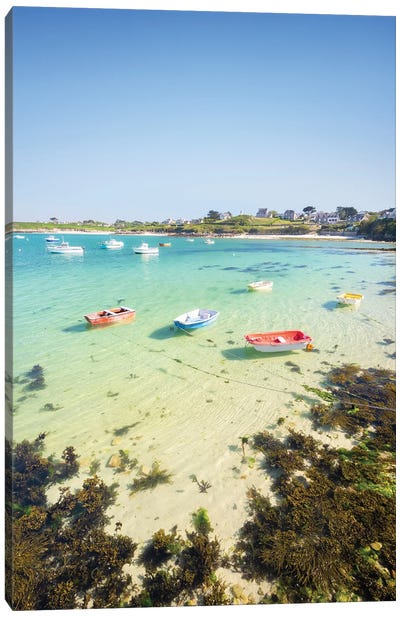 Clear Water In Brittany Canvas Art Print - Brittany