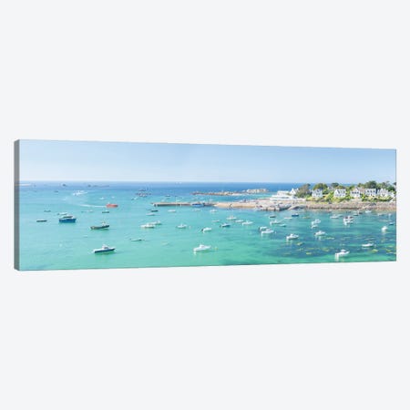 Portsall In Brittany, Panoramic Canvas Print #PHM430} by Philippe Manguin Canvas Print