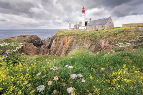 Brittany: Saint Mathieu Lighthouse In Brittany by Philippe Manguin