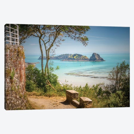 Cancale Bay In Brittany Canvas Print #PHM442} by Philippe Manguin Canvas Artwork