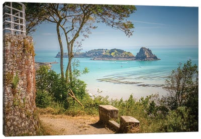 Cancale Bay In Brittany Canvas Art Print - Brittany