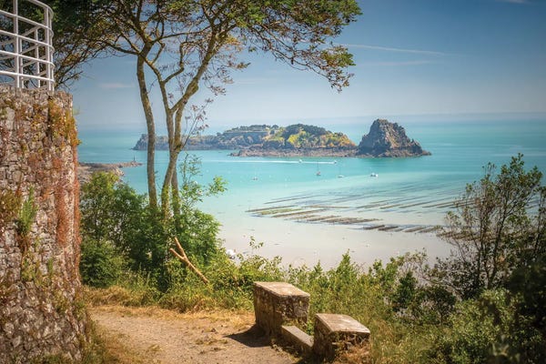 Brittany: Cancale Bay In Brittany by Philippe Manguin