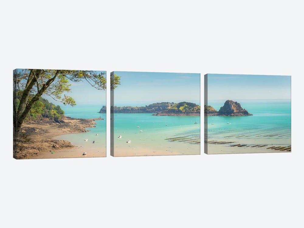 Paradise Island by Philippe Manguin 3-piece Canvas Print
