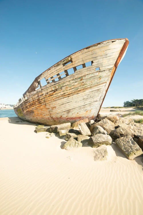 The Old Boat Wreck by Philippe Manguin wall art