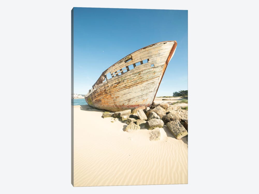 The Old Boat Wreck by Philippe Manguin 1-piece Art Print