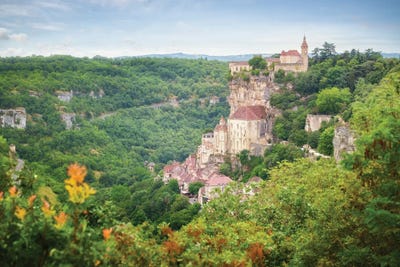 Rocamadour Old City In France by Philippe Manguin canvas print