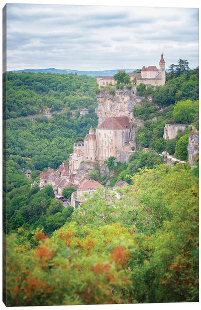 Rocamadour French Old Medieval City Canvas Art Print - Philippe Manguin