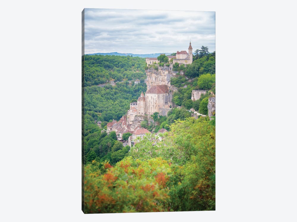 Rocamadour French Old Medieval City by Philippe Manguin 1-piece Canvas Art