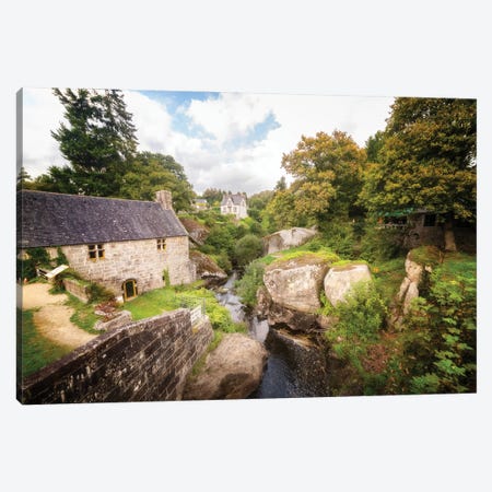 Huelgoat City Old Mill Canvas Print #PHM455} by Philippe Manguin Canvas Art