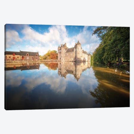 The Old Medieval Castle Canvas Print #PHM461} by Philippe Manguin Canvas Wall Art