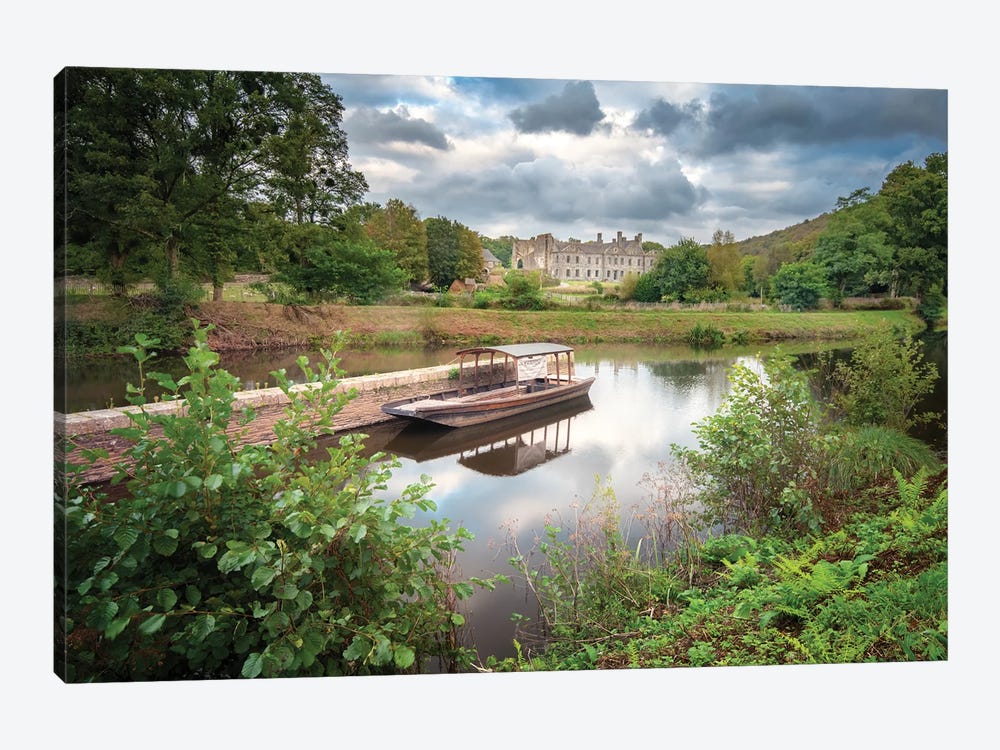 Bon Repos Abbaye In Brittany by Philippe Manguin 1-piece Canvas Print