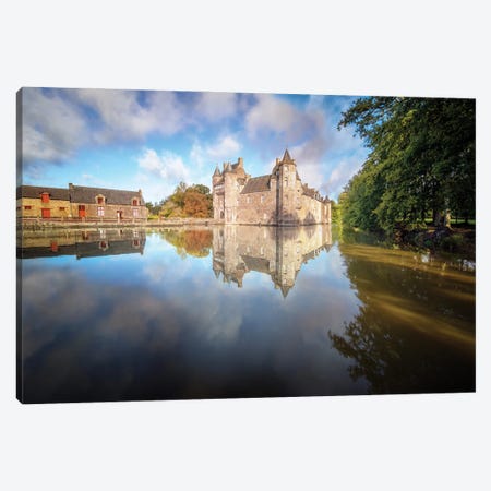 The Old Castle Canvas Print #PHM472} by Philippe Manguin Art Print