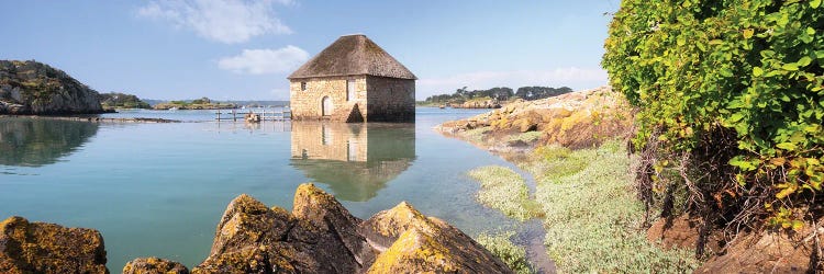 Old Sea Mill Of Brehat Island In Brittany