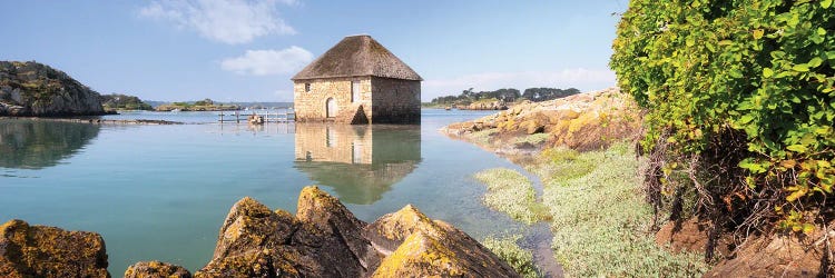 Old Sea Mill Of Brehat Island In Brittany by Philippe Manguin wall art