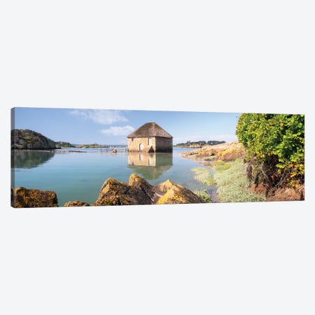 Old Sea Mill Of Brehat Island In Brittany Canvas Print #PHM473} by Philippe Manguin Canvas Print