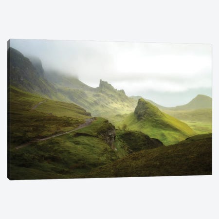 A Walk In The Quiraing On Skye Island - Scotland Canvas Print #PHM485} by Philippe Manguin Canvas Print