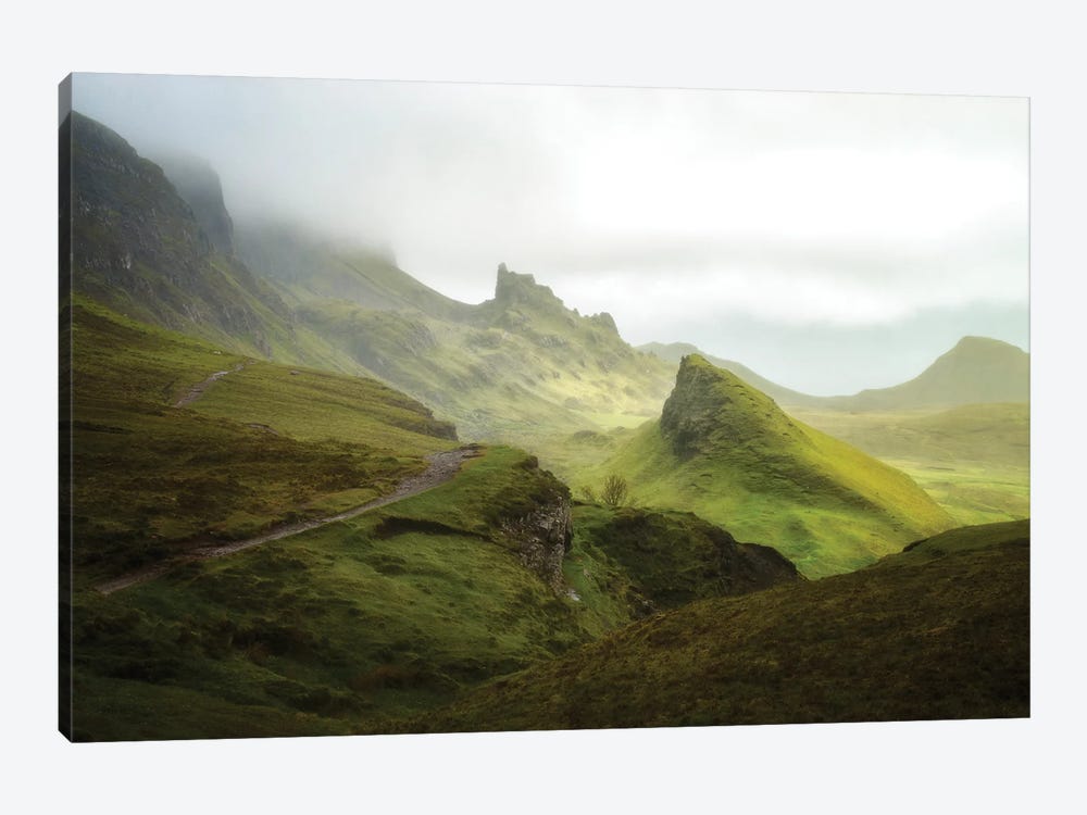 A Walk In The Quiraing On Skye Island - Scotland by Philippe Manguin 1-piece Canvas Art Print