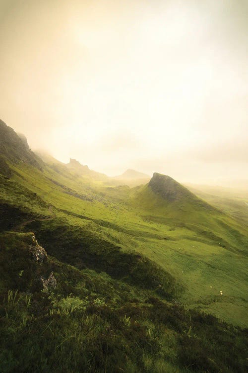 The Quiraing On Skye Island, Vertical View