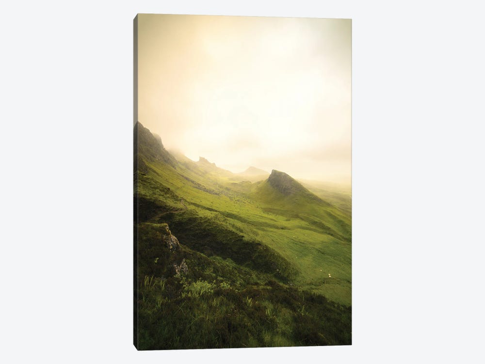 The Quiraing On Skye Island, Vertical View by Philippe Manguin 1-piece Canvas Wall Art