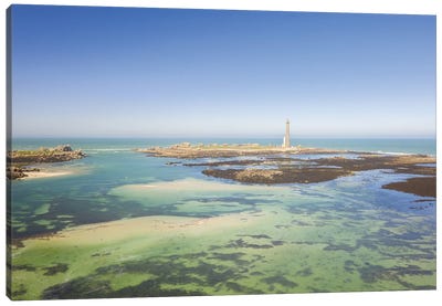 The Green Sea Lighthouse Canvas Art Print - Philippe Manguin