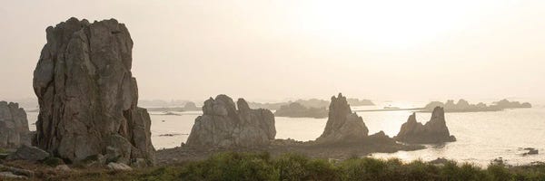Brittany: Panorama - Les Aiguilles De Pors Scaff En Bretagne by Philippe Manguin