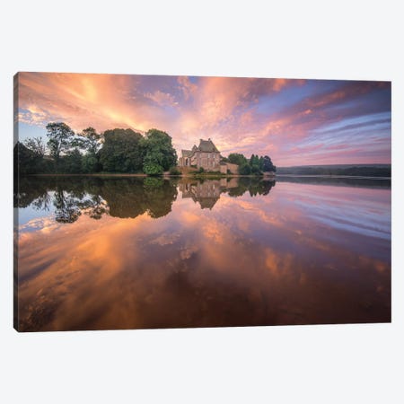 Abbaye De Paimpont in Broceliande Canvas Print #PHM4} by Philippe Manguin Canvas Wall Art