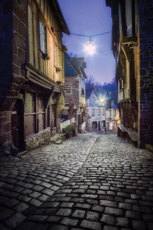 Dinan Old Jerzual Street by Philippe Manguin wall art