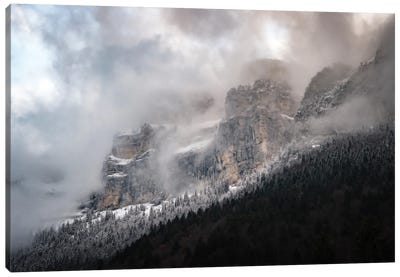 Panoramic Rocky Mountains Canvas Art Print - Philippe Manguin