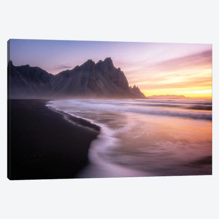 Iceland Sunrise Canvas Print #PHM524} by Philippe Manguin Canvas Wall Art