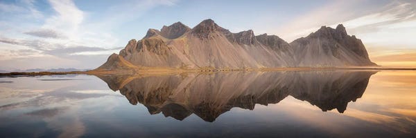 Iceland: Vestrahorn Panoramic Reflection by Philippe Manguin
