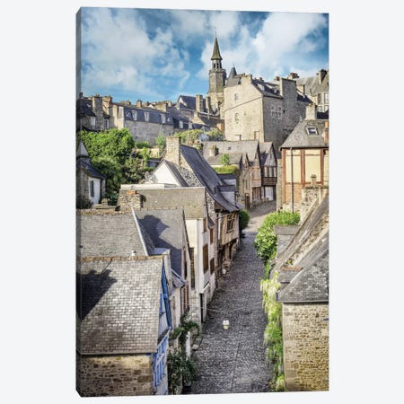 Dinan, The Famous Jerzual Street Canvas Print #PHM52} by Philippe Manguin Canvas Artwork