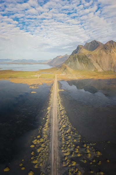 Iceland: Vestrahorn Mountain In Iceland by Philippe Manguin