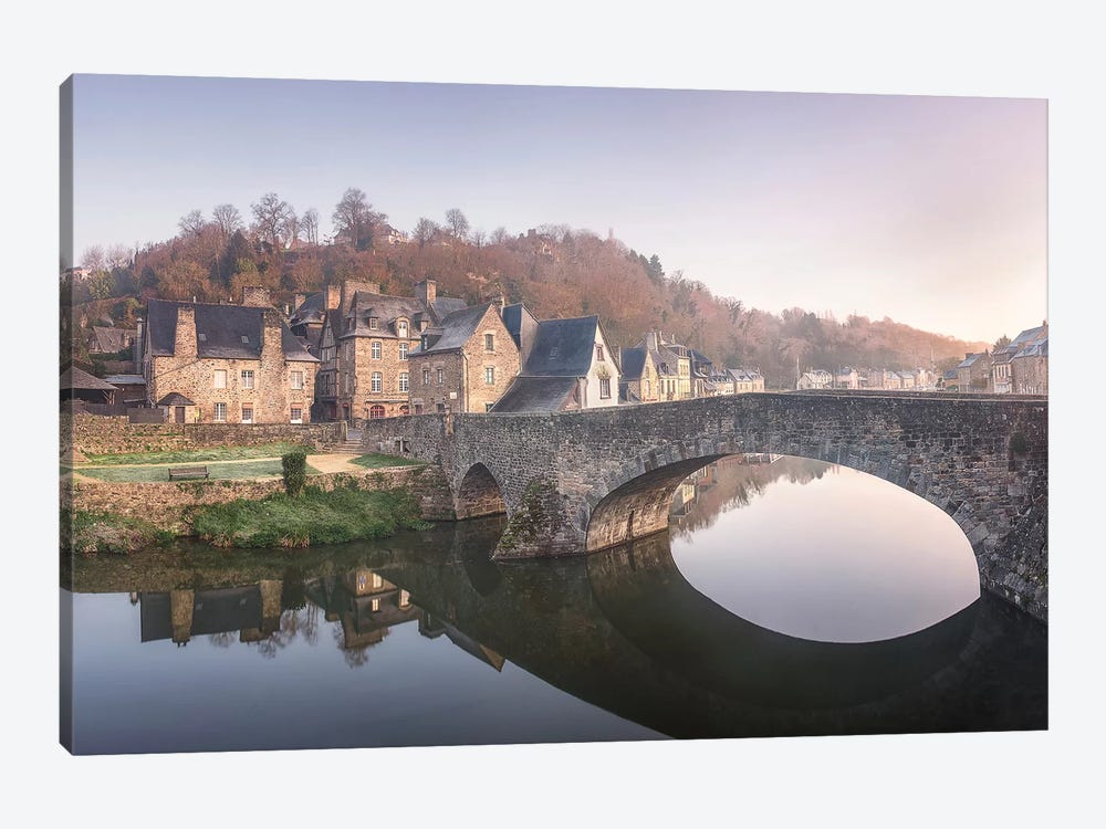 The Old Bridge, Dinan, Cotes-d'Armor, Brittany, France by Philippe Manguin 1-piece Art Print