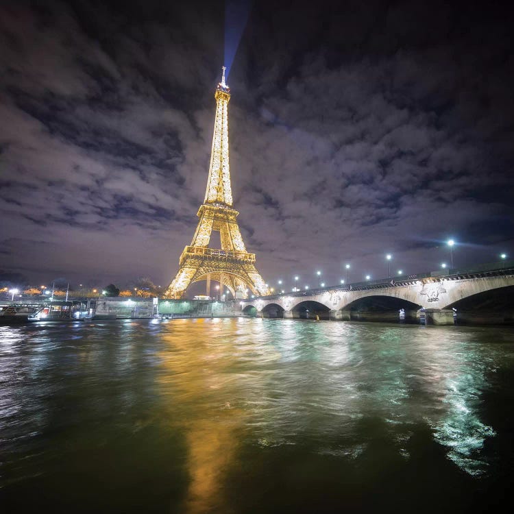 Eiffel Tower - View From The Seine