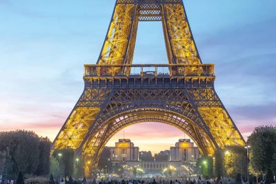 Eiffel Tower Focus by Philippe Manguin canvas print